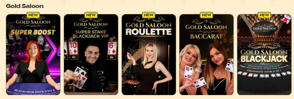 gold saloon games at vinylcasino