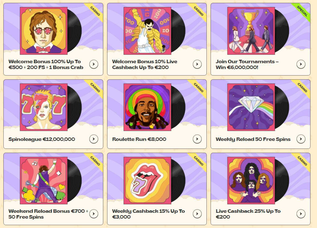 promotions vinyl casino